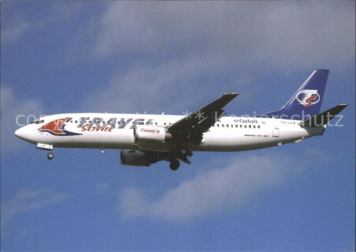 Flugzeuge Zivil BOEING 737-4YO HA-LKA cn 24911 Praha (PRG)