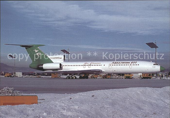 Flugzeuge Zivil Air Charter-Avialinii 400 Tupolev 154M RA-85680 cn 843 Salzburg