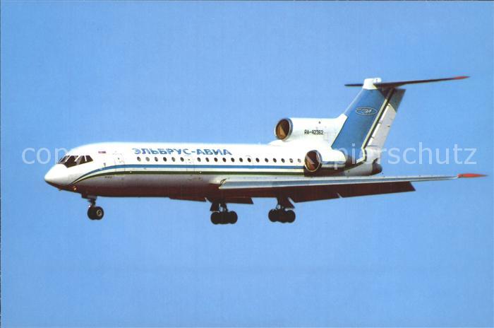 Flugzeuge Zivil YAK-42A Elbrus Avia RA-42362 VKO Moskau