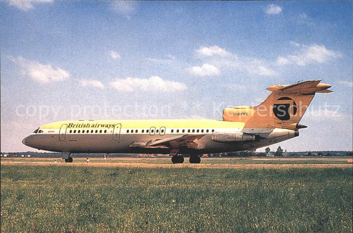 Flugzeuge Zivil Hawker Siddeley Trident 1E British Airways G-AVYB