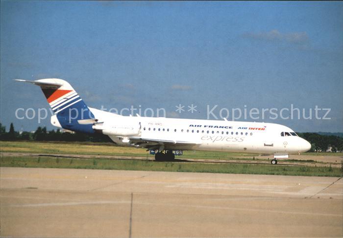 Flugzeuge Zivil Air Littoral/ Air France-Air Inter Fokker F-70 (PH-PRS)