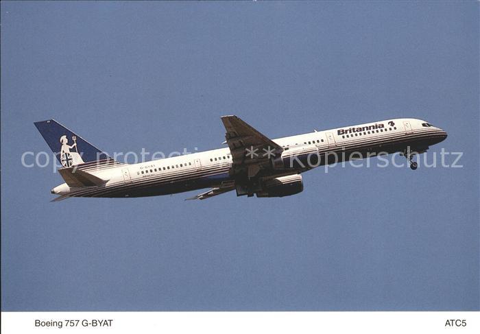 Flugzeuge Zivil Boeing 757-204 G-BYAT Britannia Airways