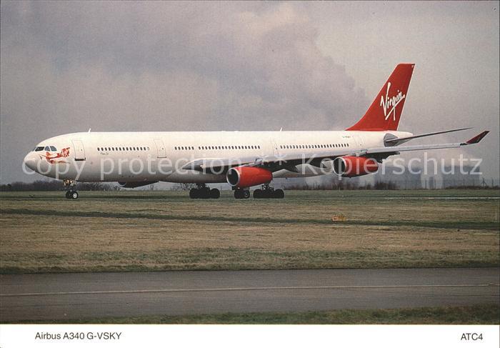 Flugzeuge Zivil Airbus A340-311 G-VSKY Virgin Atlantic Airways East Midlands Air