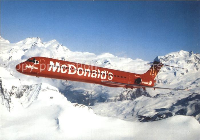 Flugzeuge Zivil Crossair MCDonnell Douglas MD-83 HB-IUH