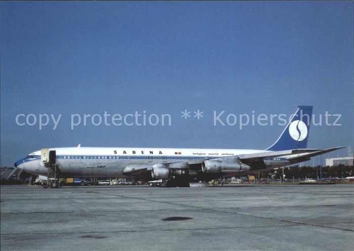 Flugzeuge Zivil Sabena B707-329C OO-SJL Br?ssel International Airport