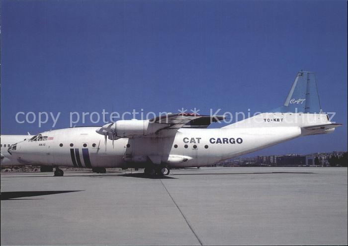 Flugzeuge Zivil Cat Cargo AN-12 TC-KET Istanbul