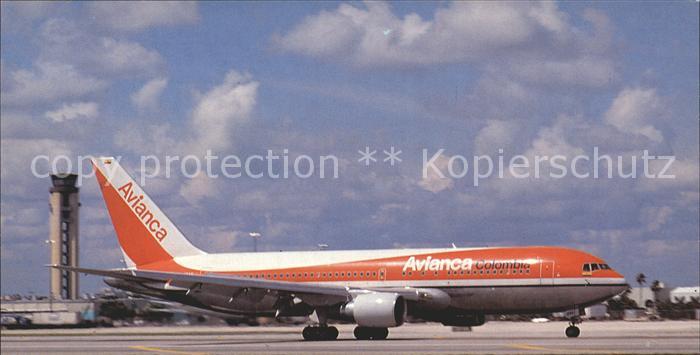 Flugzeuge Zivil Avianca Colombia Boeing 767-200ER Miami