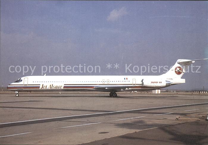Flugzeuge Zivil McDonnell Douglas MD-83 F-GGMD Jet ALsace Praha