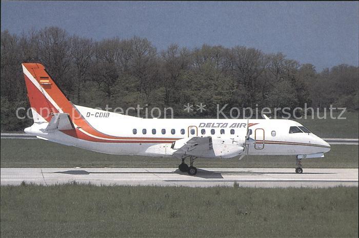 Flugzeuge Zivil Saab 340 Delta Air D-CDIB