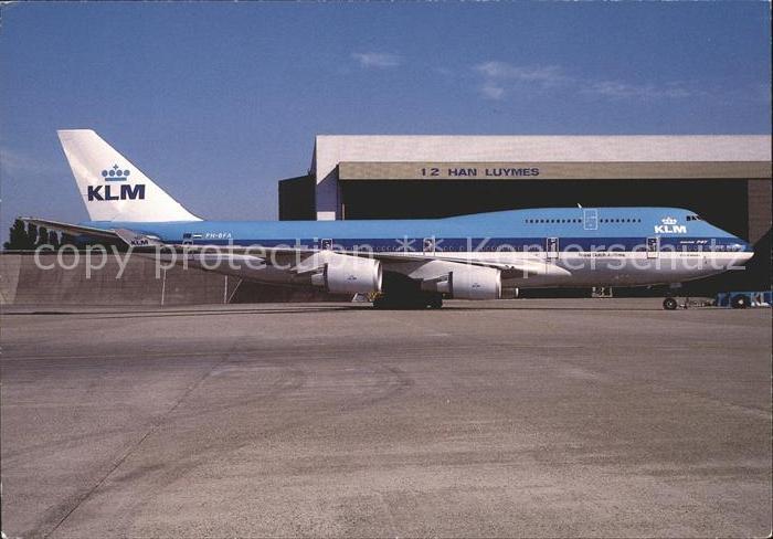 Flugzeuge Zivil Boeing 747-406 KLM Royal Dutch Airlines Amsterdam Schiphol Airpo