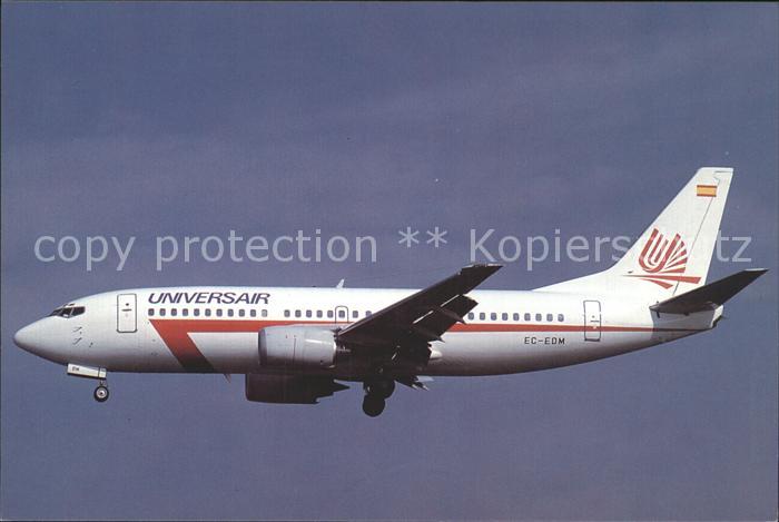 Flugzeuge Zivil Universair Boeing 737-3Q8 EC-EDM Geneva