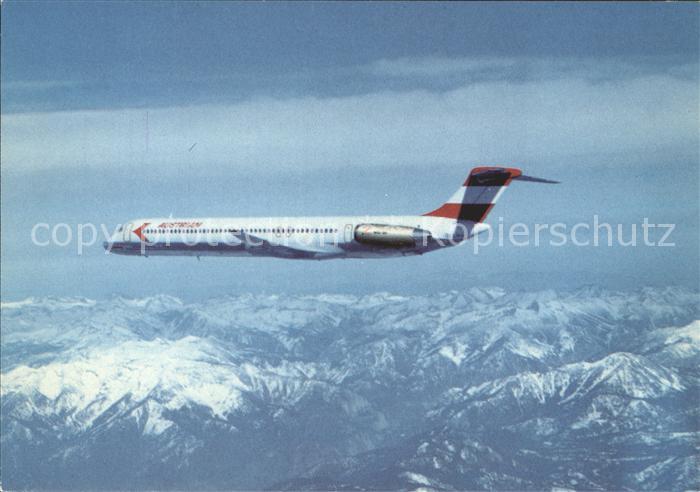 Flugzeuge Zivil Austrian Airlines McDonnell Douglas MD-81