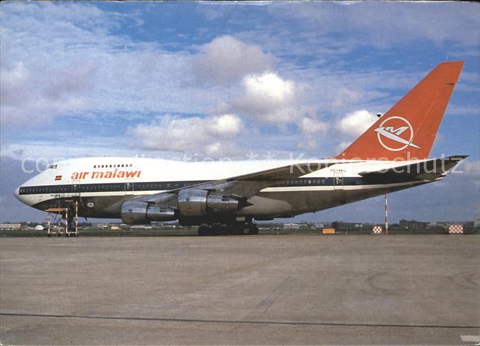 Flugzeuge Zivil Boeing 747SP 7Q-YKL  Air Malawi Schiphol airport