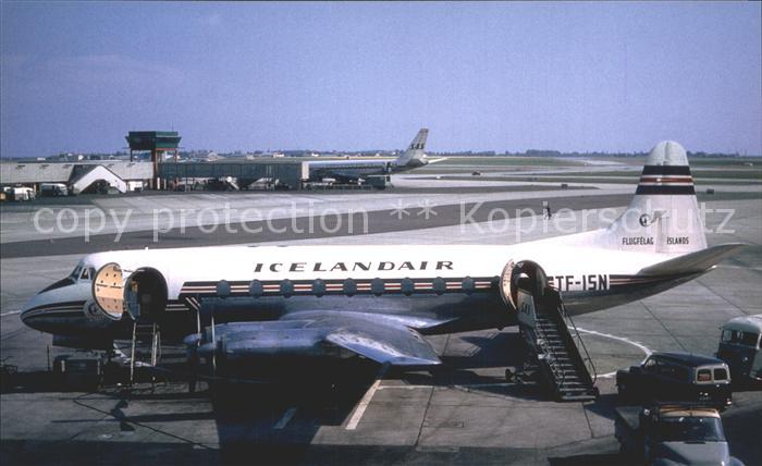 Flugzeuge Zivil Icelandair Vickers Viscount 759 TF-ISN CPH06.62