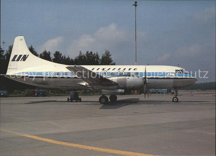 Flugzeuge Zivil Linjeflyg Convair CV-440 SE-CCO Arianda Airport