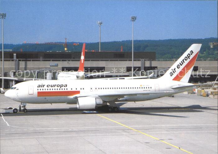 Flugzeuge Zivil Airport Impressions Zuerich Boeing 767-204(ER) air europa