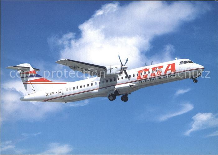 Flugzeuge Zivil CSA Ceskoslovenske Aerolinie ATR 72-202 OK-XFC