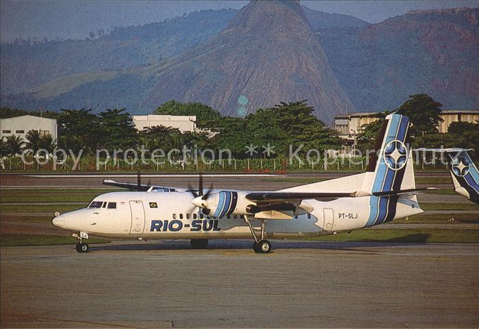 Flugzeuge Zivil Fokker 50 PT-SLJ-RIO SUL