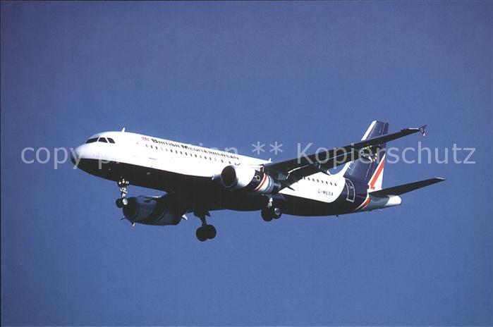 Flugzeuge Zivil British Mediterranean Airbus A320 G-MEDA