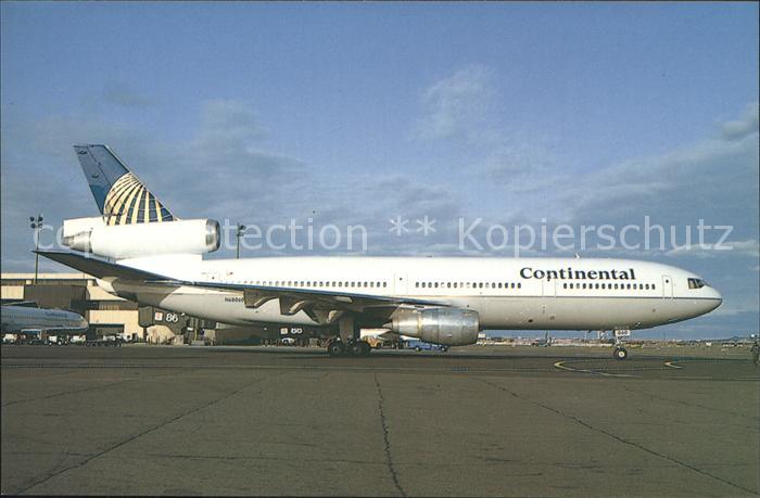 Flugzeuge Zivil McDonnell douglas DC-10-30 Continental