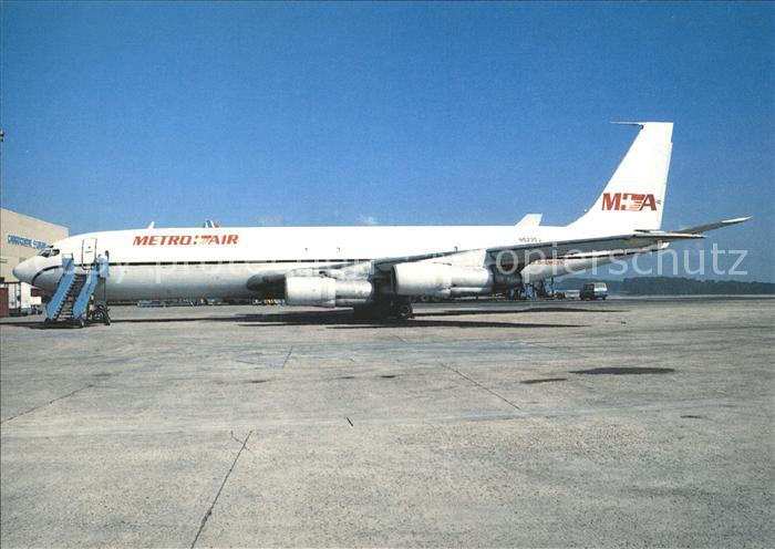 Flugzeuge Zivil Metro Air Cargo Boeing 707-3C N-523CI Luxembourg
