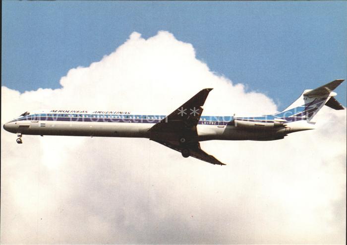 Flugzeuge Zivil M-68 NOV93 AEROLINEAS ARGENTINAS MD-88 LV-VBZ (53049)