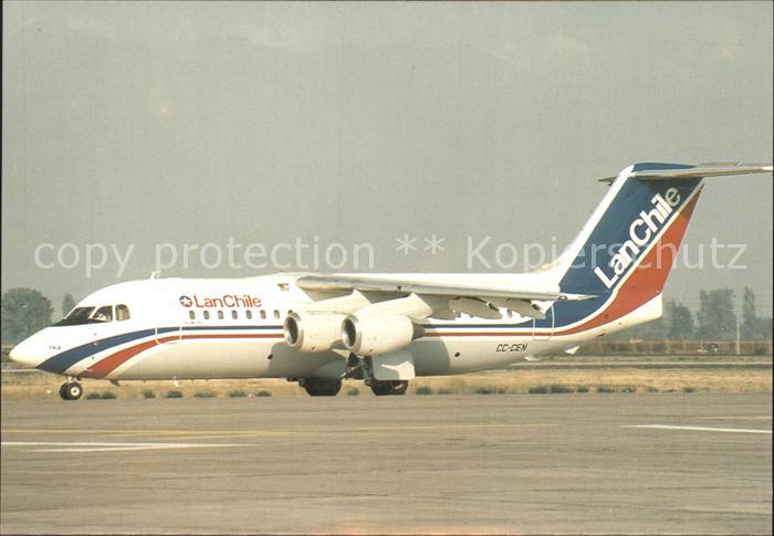 Flugzeuge Zivil LAN-CHILE BAe 156-200 CC-CEN Santiago-Pudahuel