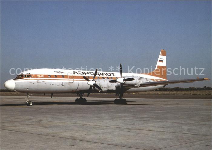 Flugzeuge Zivil Aeroflot IL-18 RA-75419 Sharjah
