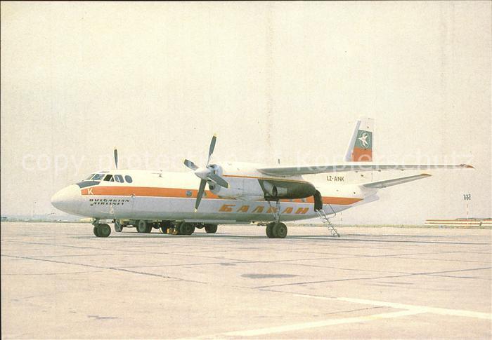 Flugzeuge Zivil An-24 Balkan Bulgarian Airlines LZ-ANK