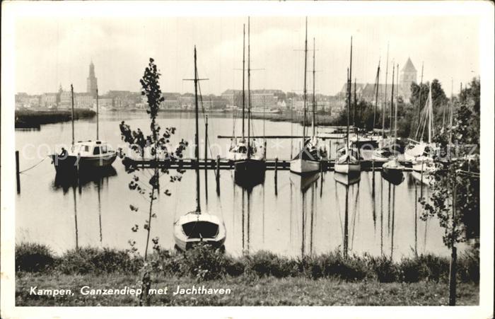 Kampen Niederlande Ganzendiep met Jachthaven