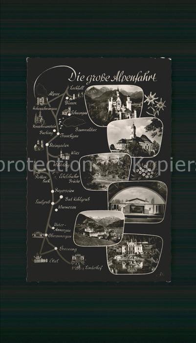 Fuessen Allgaeu Bad Faulanbach Sehenswuerdigkeiten Alpenfahrt