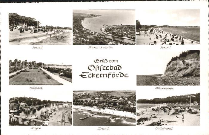ECKERNFoeRDE Ostseebad Strand Kurpark Moewenberger Hafen