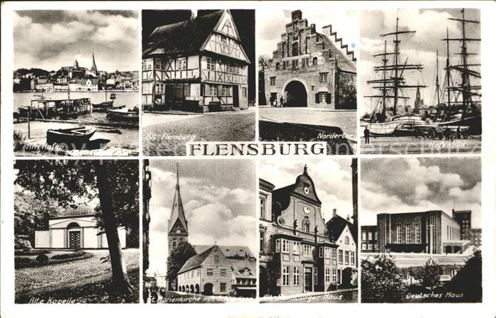 Flensburg Hafen Nordertor Kapelle