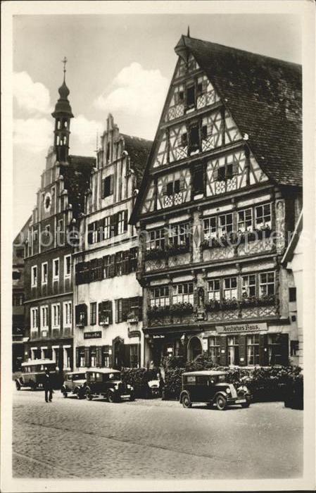 Dinkelsbuehl Fachwerkhaeuser