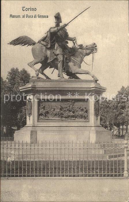 Torino Monum al Duca di Genova