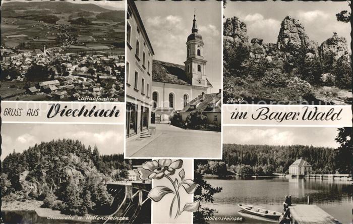 Viechtach Bayerischer Wald Fliegeraufnahme Pfahl Hollensteinsee