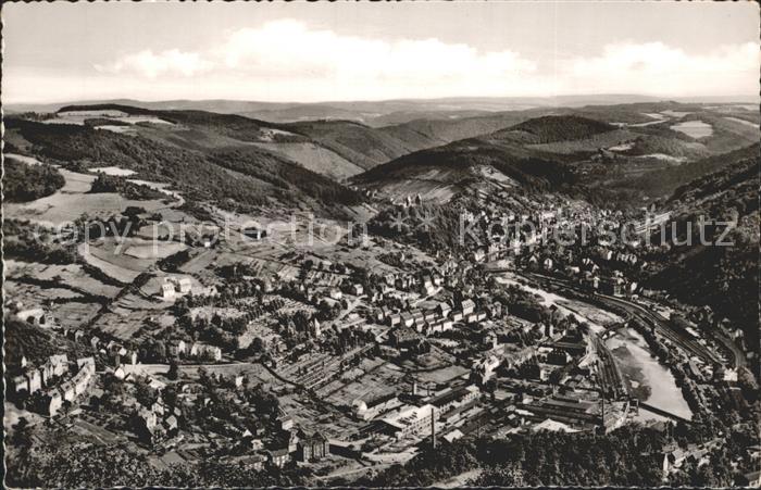 Altena Lenne Fliegeraufnahme Blick vom Wixberg