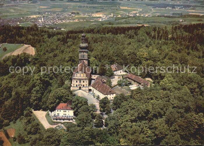Amberg Oberpfalz Fliegeraufnahme Wallfahrtskirche Mariahilfberg
