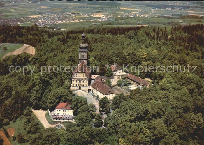 Amberg Oberpfalz Fliegeraufnahme Wallfahrtskirche Mariahilfberg