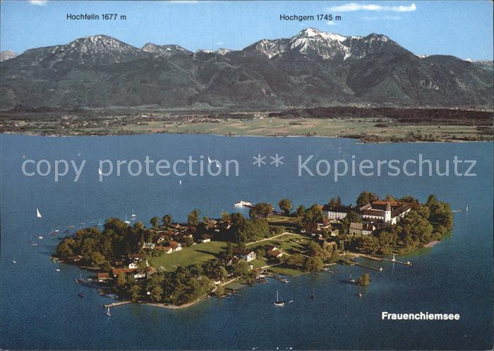 Frauenchiemsee Fliegeraufnahme