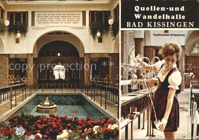 Bad Kissingen Quellen und Wandelhalle