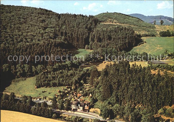 Kunst-Wittgenstein Fliegeraufnahme Waldhotel Haferliste Heilbad-Laasphe