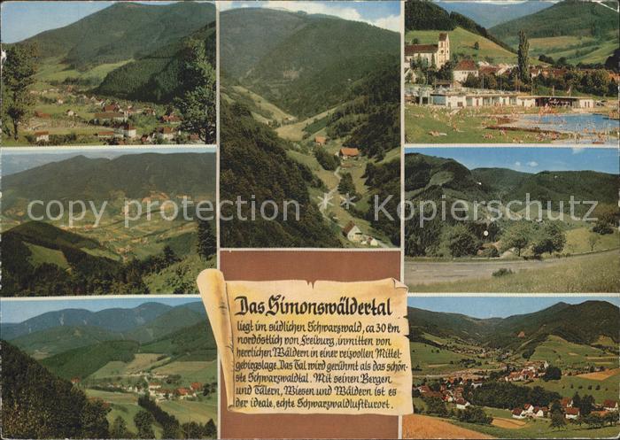 Simonswald Fliegeraufnahme Simonswaeldertal