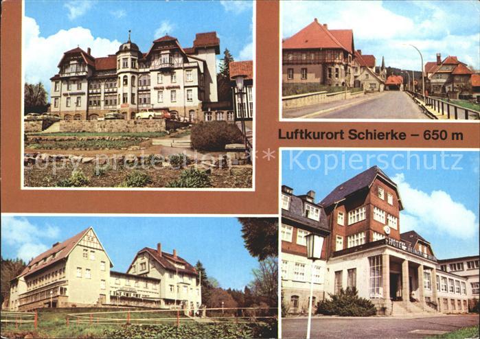 Schierke Harz Erholungsheime Franz Mehring und Hermann Gieseler Brockenstrasse H