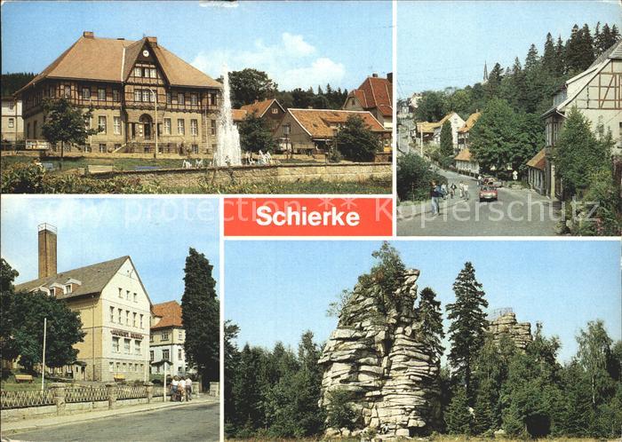 Schierke Harz Rathaus Kirchberg Erholungsheim August Bebel Schnarchenklippen