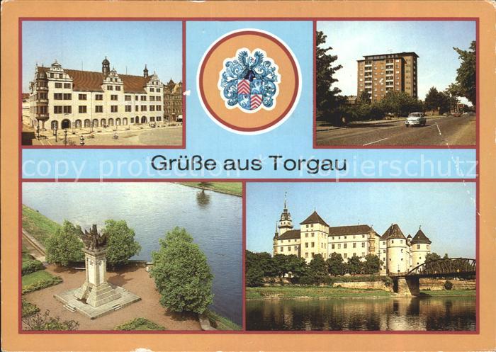 Torgau Rathaus Hochhaus Eilenburger-Strasse Schloss-Haertenfels