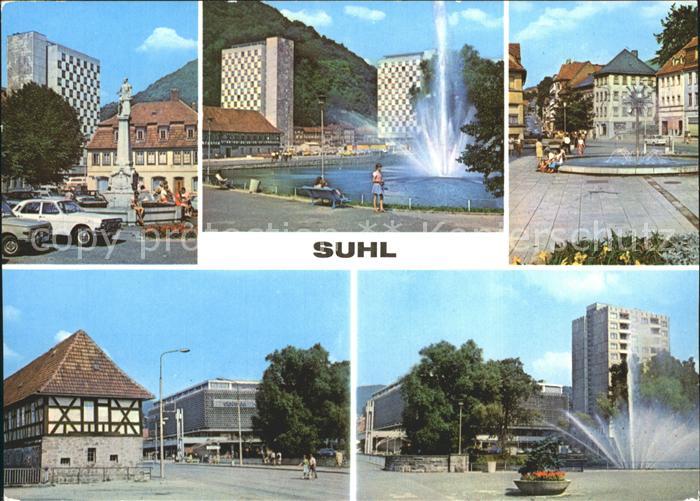 Suhl Thueringer Wald Herrenteich Waffenschmiedbrunnen