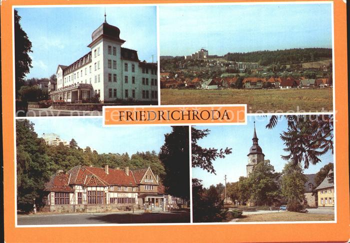 Friedrichsroda Erholungsheime Hermann Danz  und August Bebel Bahnhof-Rheinhardsb