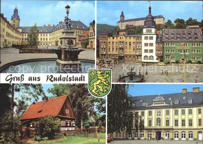 Rudolstadt Schloss Heidecksburg Marktplatz Volkskundemuseum