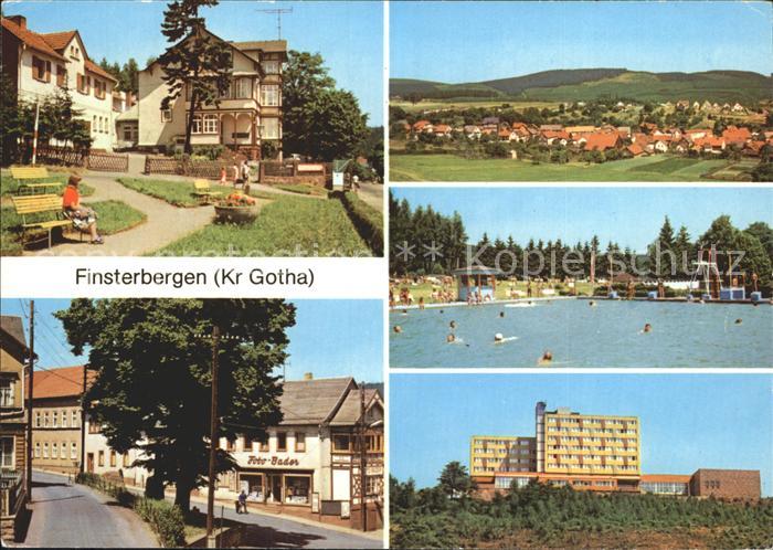 Finsterbergen Kurheim Dt. Theodor Neubauer Denkmalplatz Schwimmbad Erholungsheim